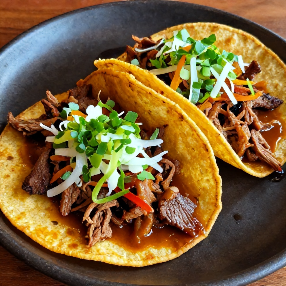 Finished Pot Birria Tacos