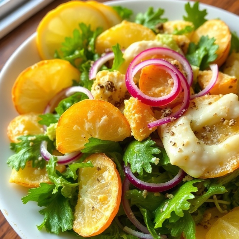 Quick Lemon Parmesan Salad