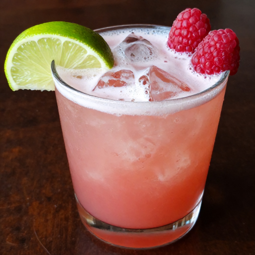 Raspberry Passionfruit Tequila Sour