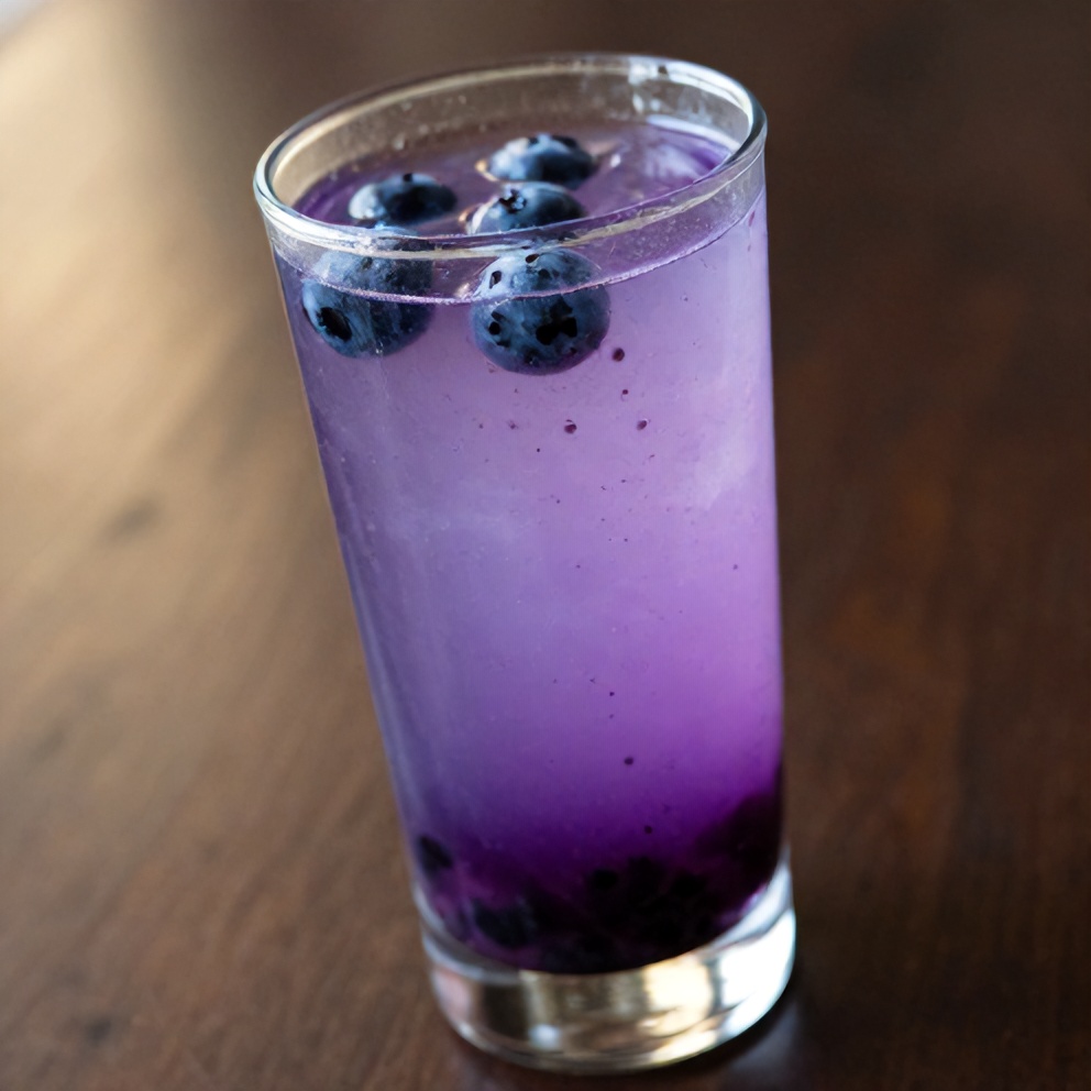 Refreshing Blueberry Coconut Water Drink