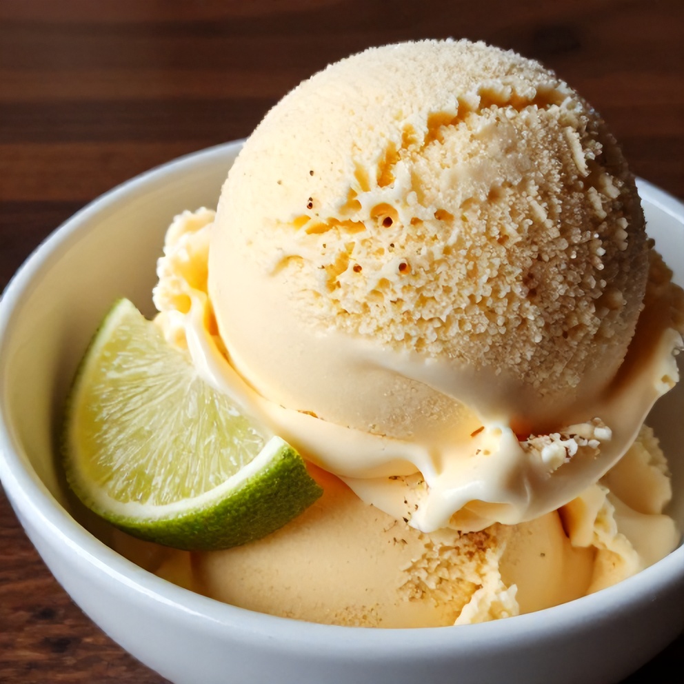 Roasted Strawberry Lime Basil Ice Cream