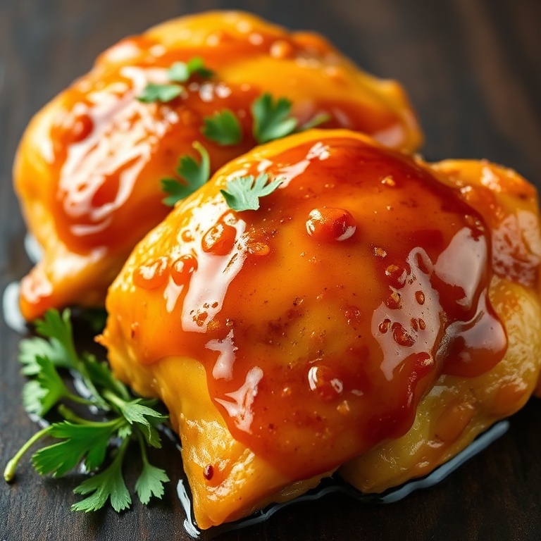slow cooker honey garlic chicken thighs