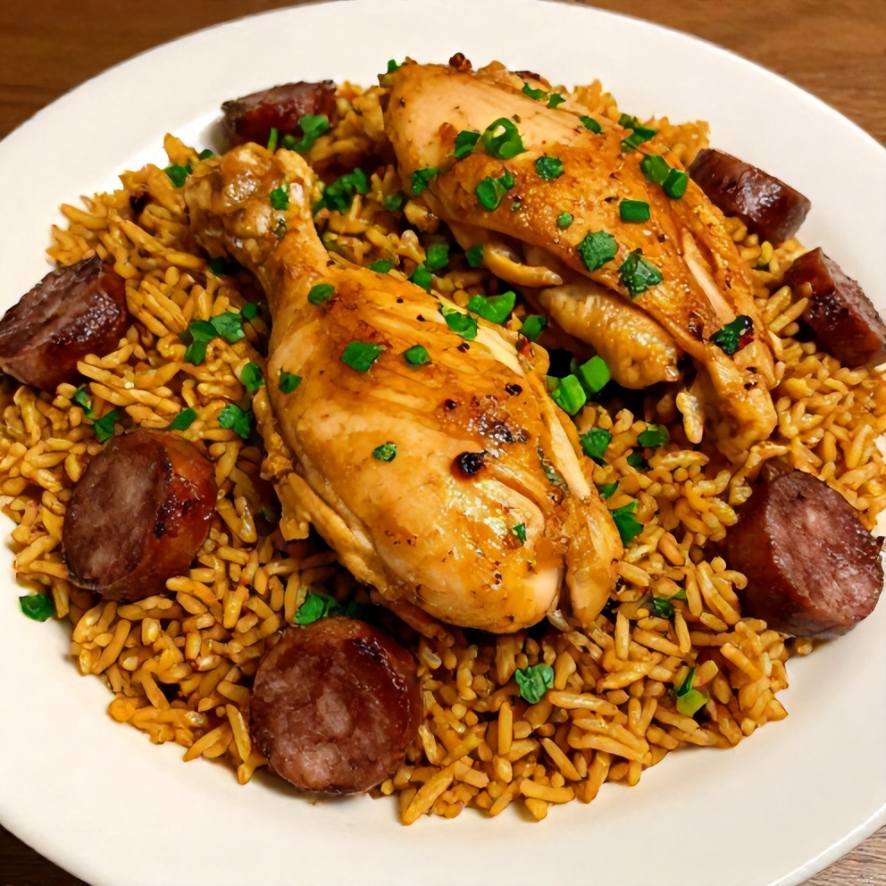 Plated Southern Chicken Bog