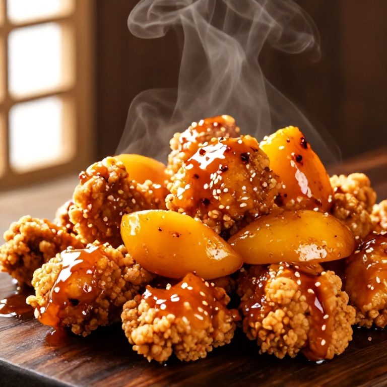 Spicy Jalapeño Peach Chicken