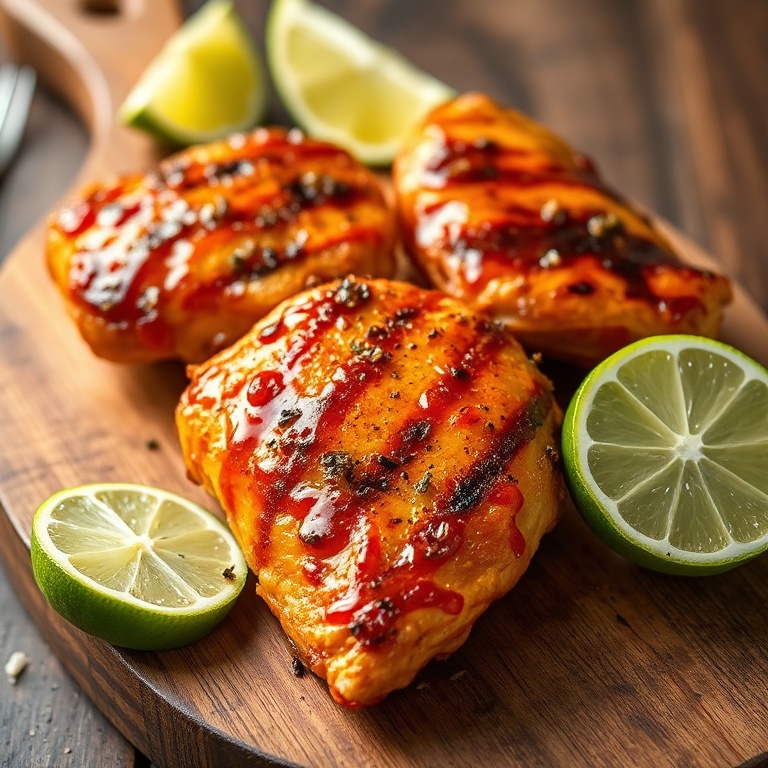Sweet Chili Coconut Lime Grilled Chicken