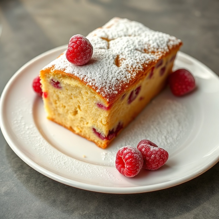 White Chocolate Raspberry Loaf Cake