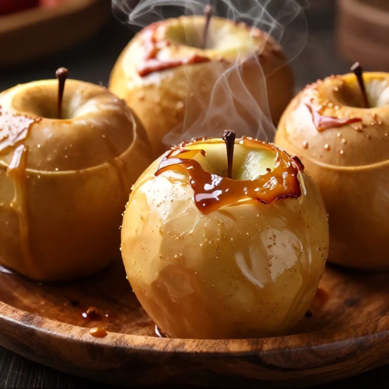 Baked Caramel Stuffed Apples