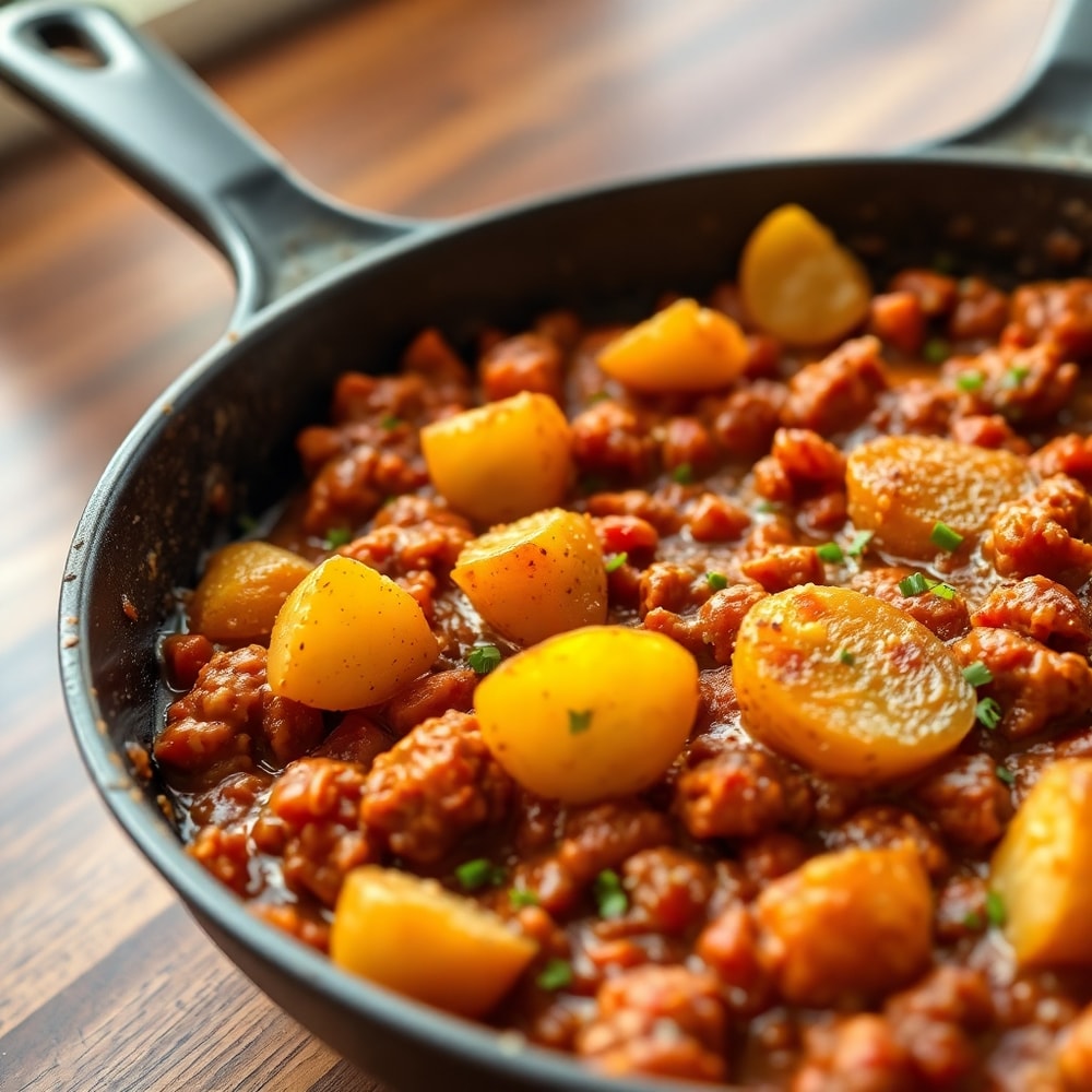 Sloppy Joe Potato Skillet