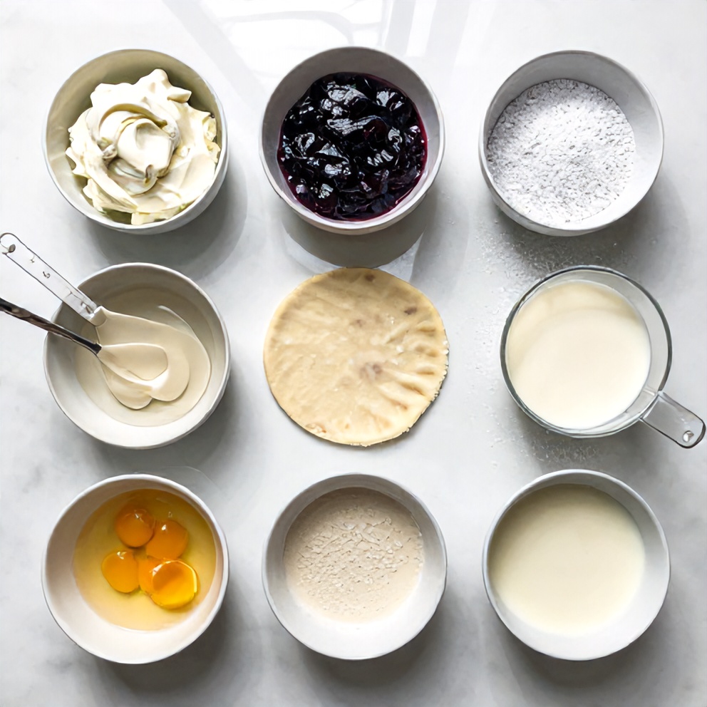 Blueberry Cheesecake Rolls Ingredients