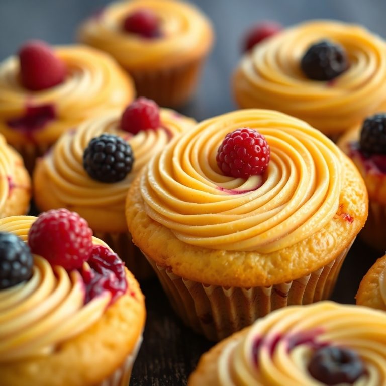 berry cream cheese muffins