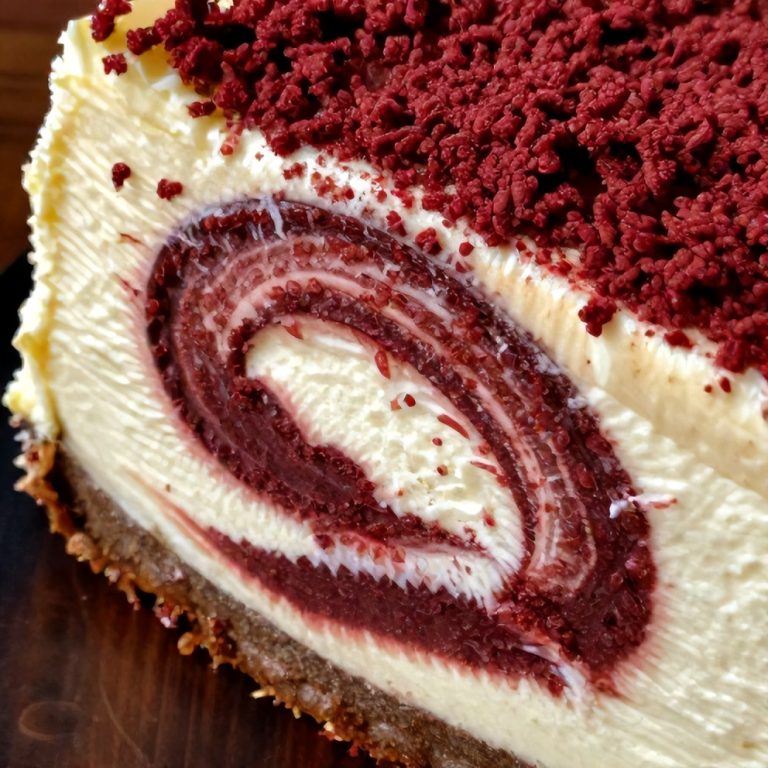 Red Velvet Cheesecake Swirl Cake