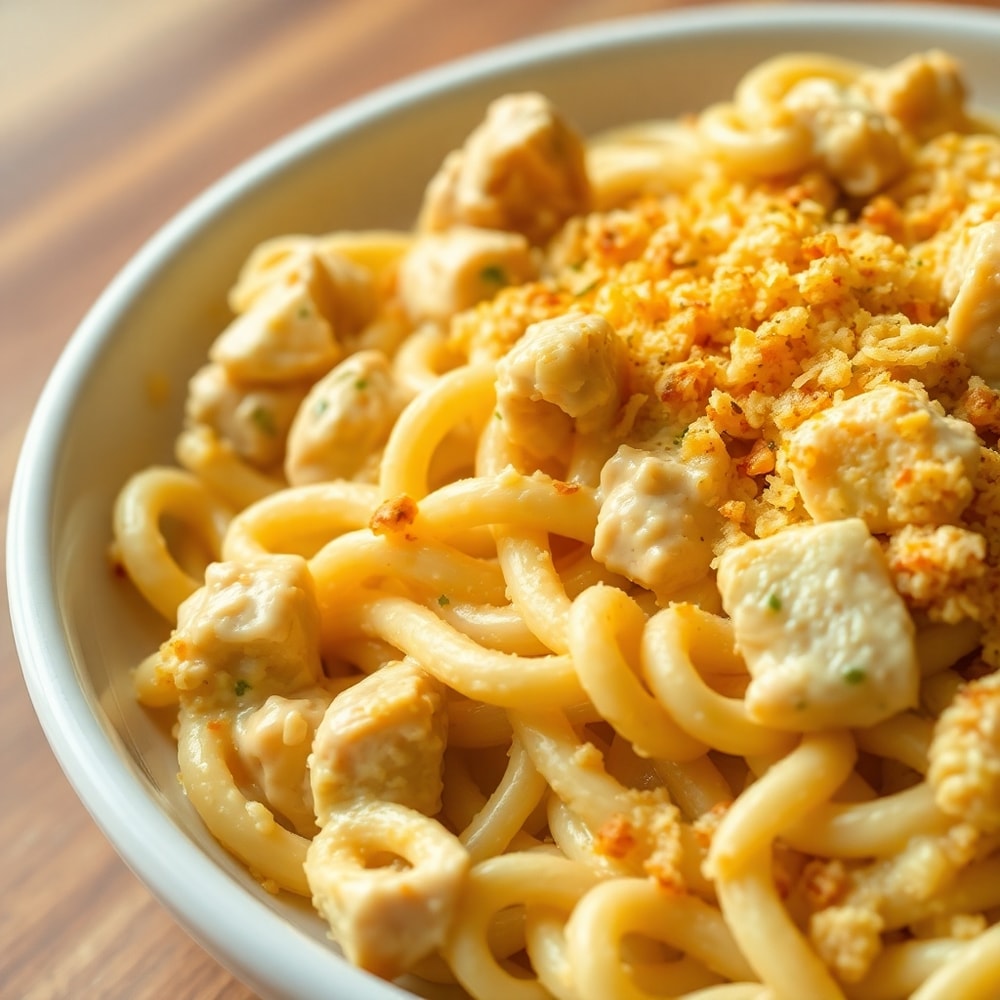 Creamy Crack Chicken Pasta