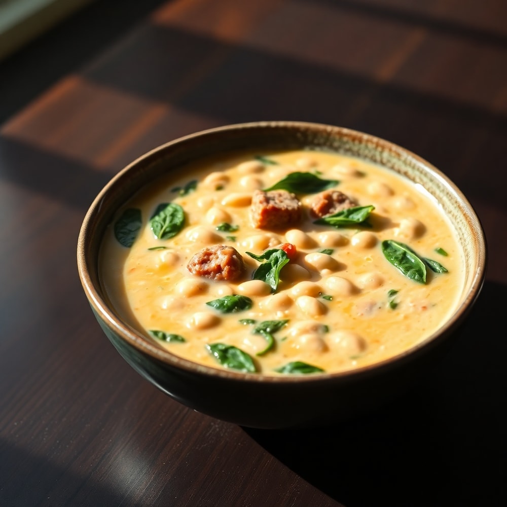 creamy tuscan white bean soup