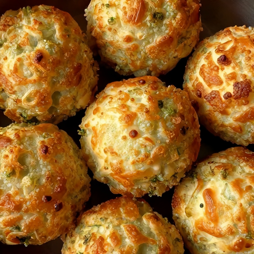 baked broccoli cheese balls