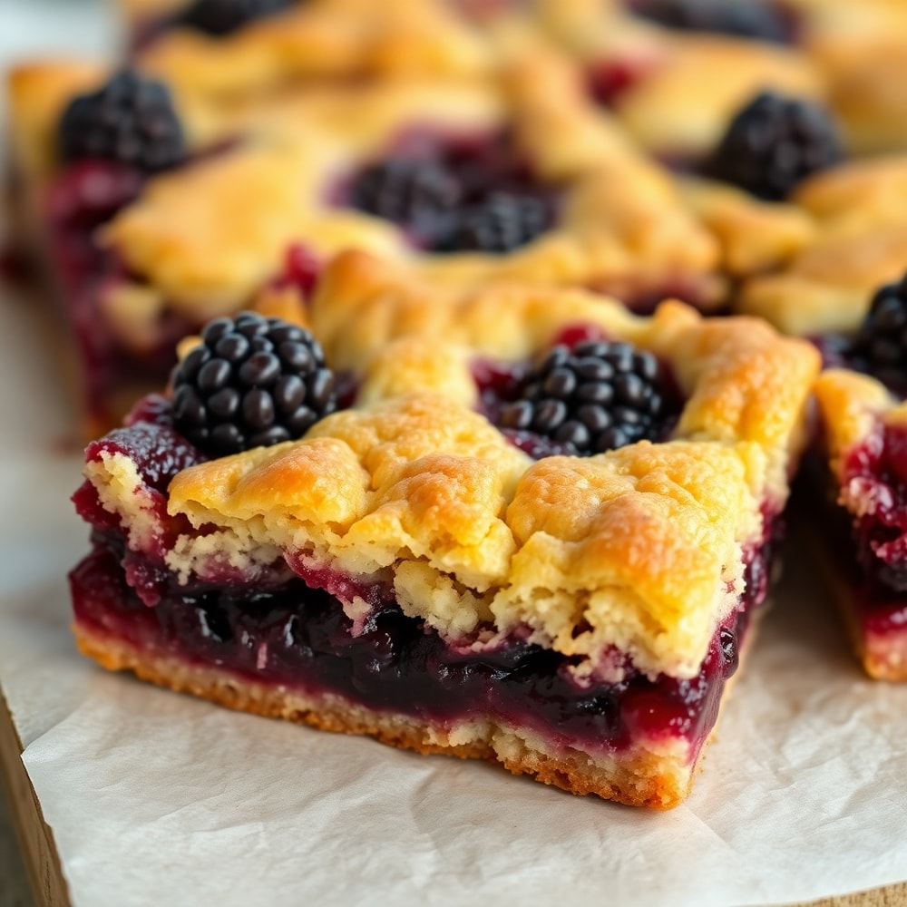 blackberry cobbler bars