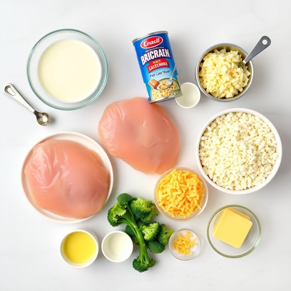 Chicken broccoli rice casserole ingredients
