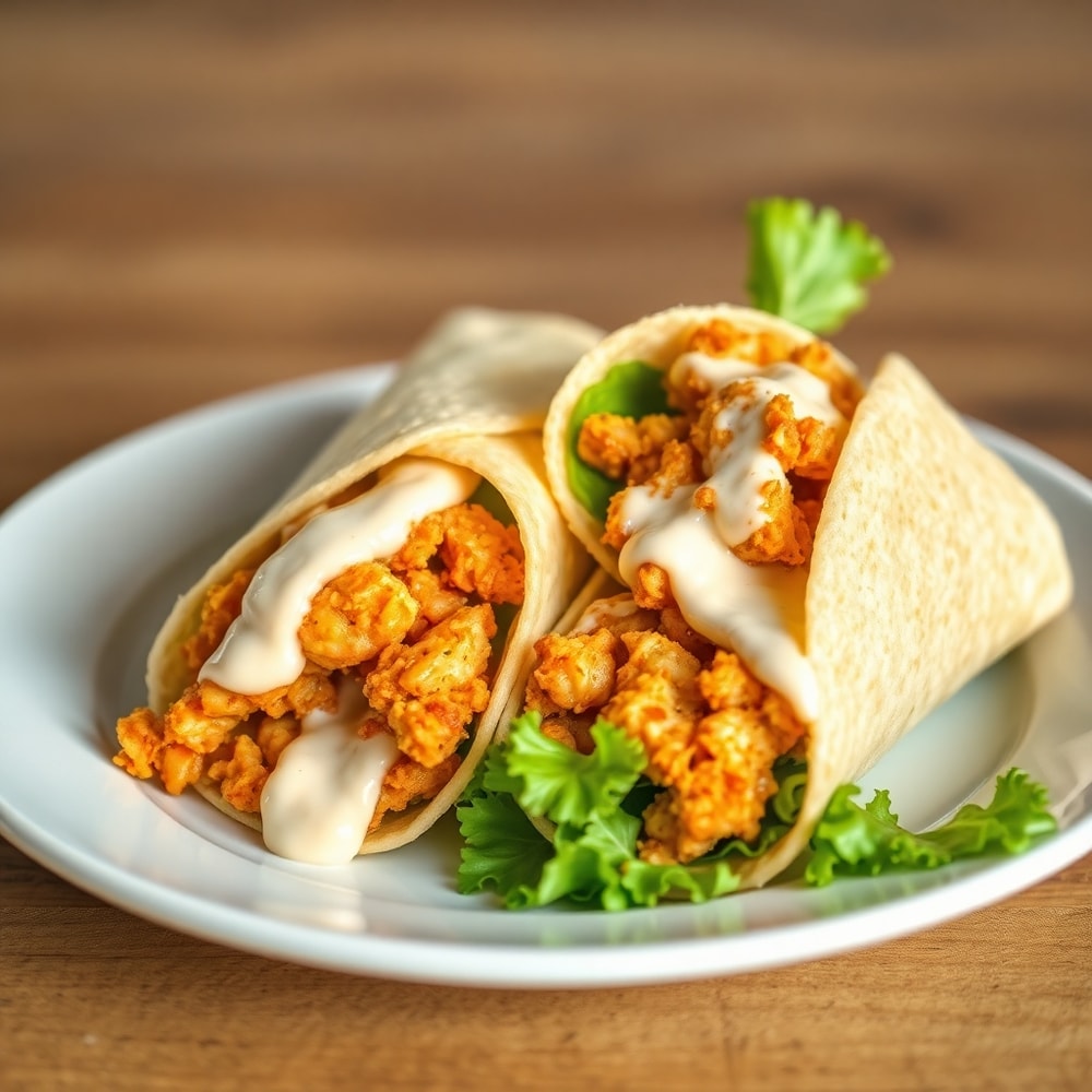 Crispy Chicken Caesar Wrap