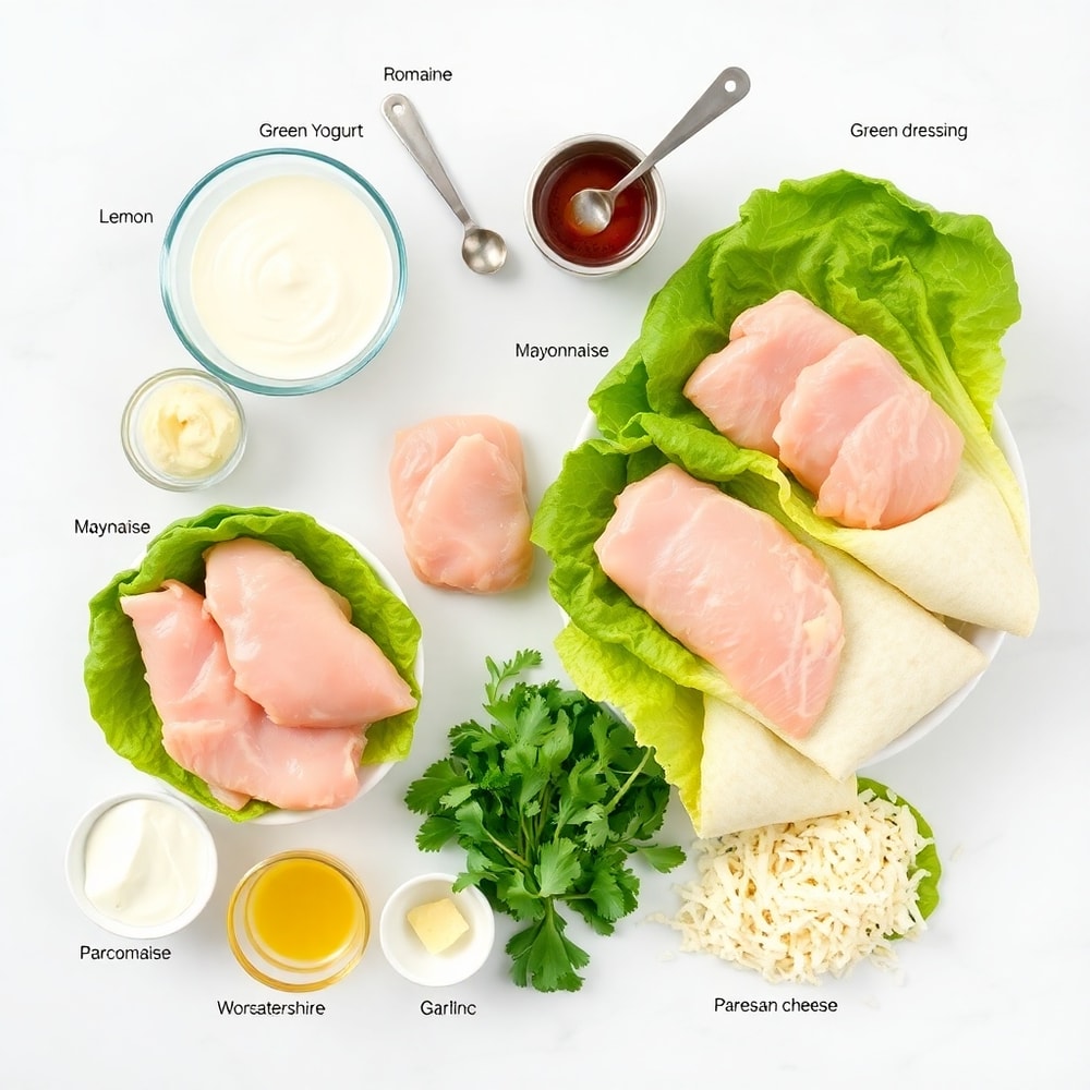 Chicken Caesar Wraps Ingredients