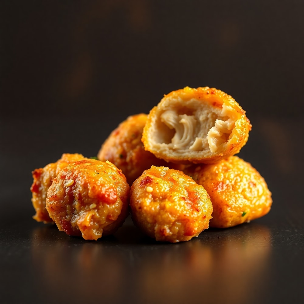 crispy garlic pork bites