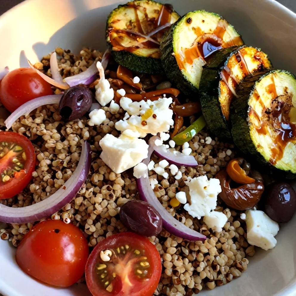 Greek goddess grain bowl
