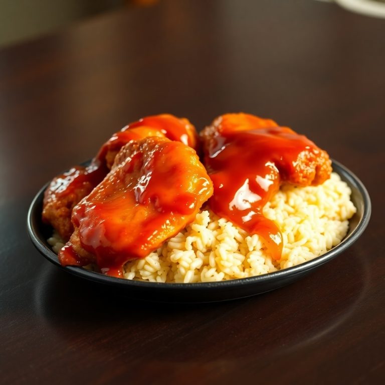 Honey BBQ Chicken and Rice