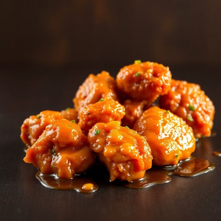 crispy honey garlic chicken