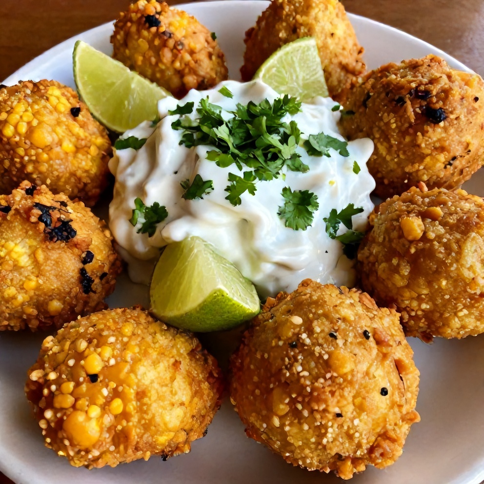 Mexican Street Corn Fritters
