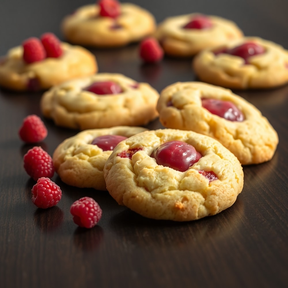 Raspberry Lemon Cookies