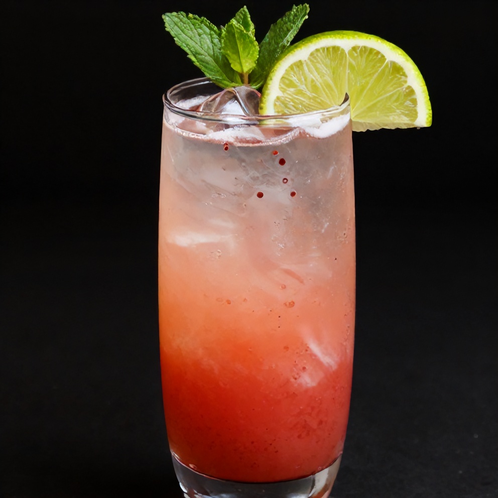Crispy Strawberry Coconut Refresher