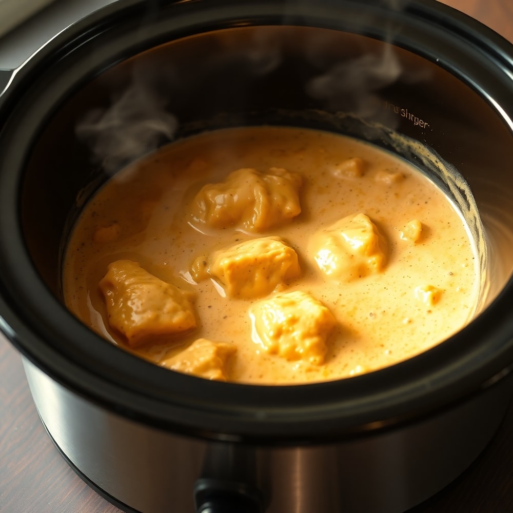 Crockpot Cajun Butter Chicken