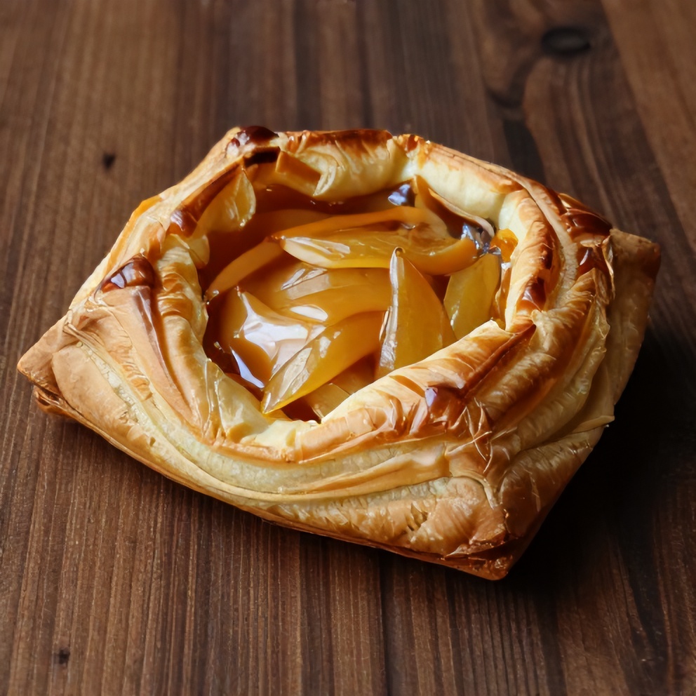 Easy Caramel Apple Puff Pastry