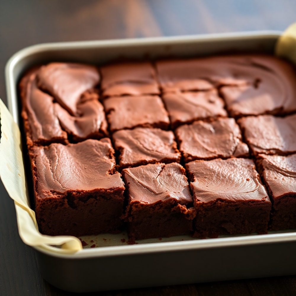 chocolate mousse brownies