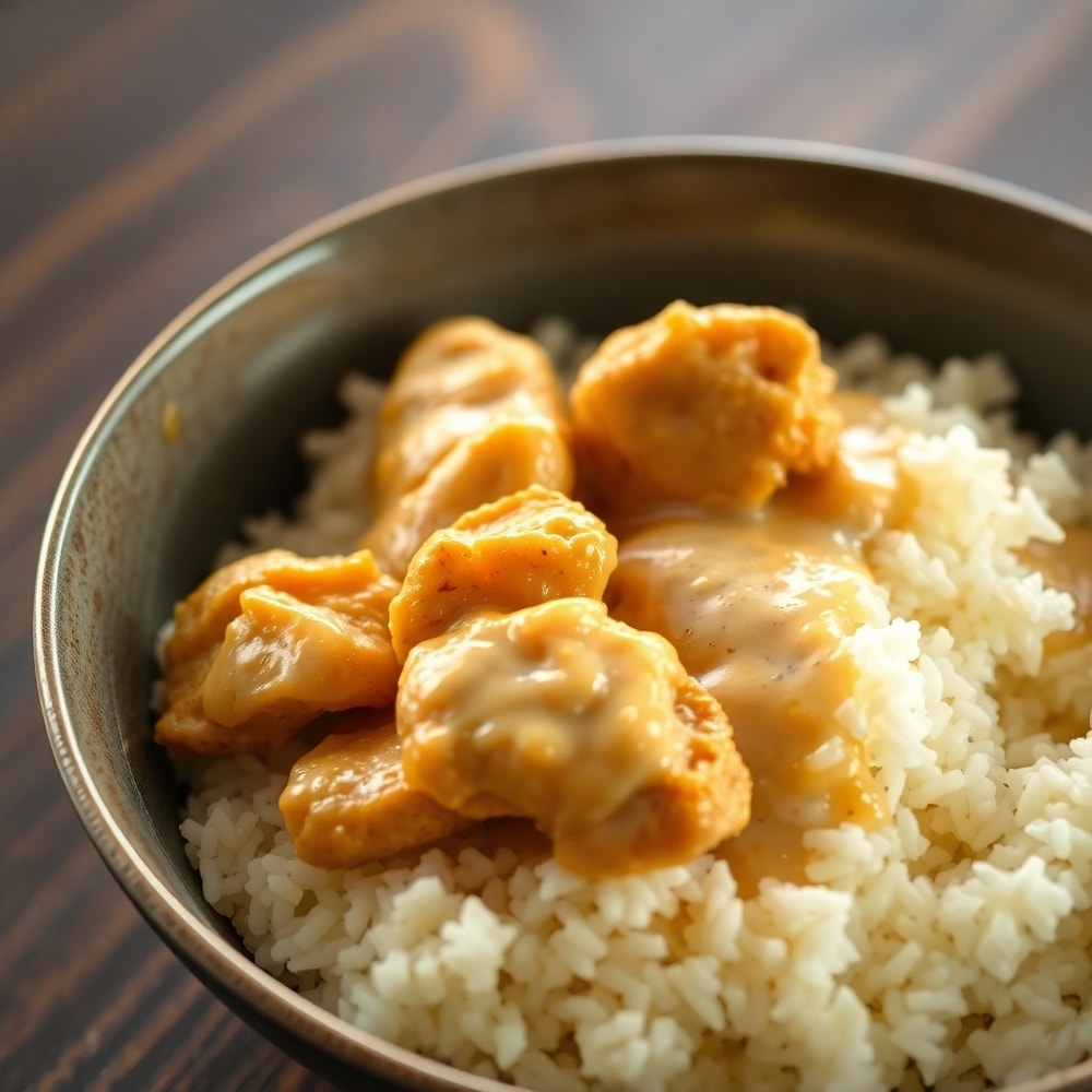 Easy Coconut Chicken Rice Bowl