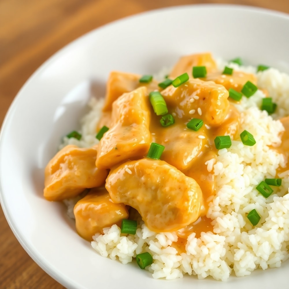 Coconut Chicken Rice Bowl Final Dish