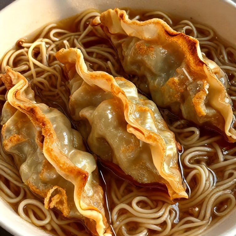 pork potsticker noodle bowl