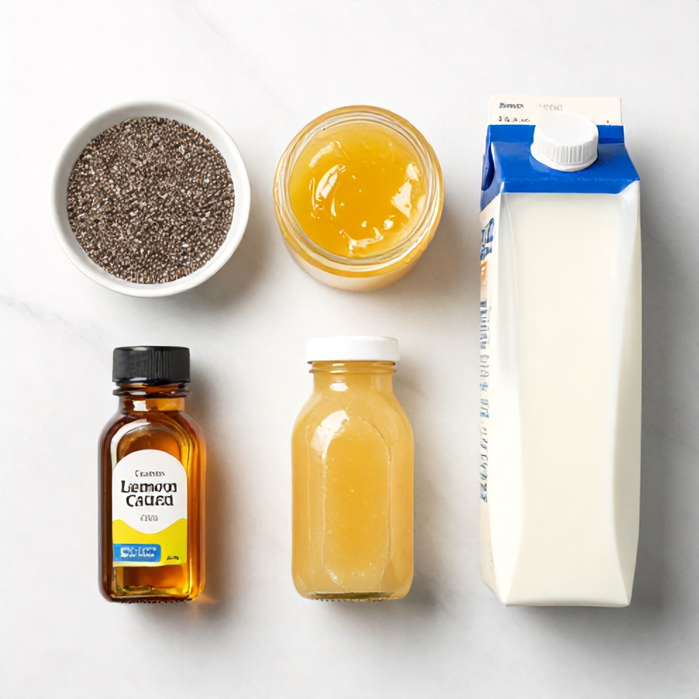 Lemon Curd Chia Pudding Ingredients