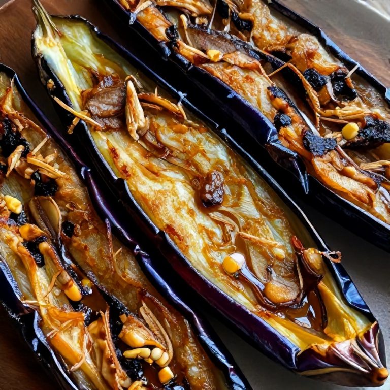 Easy Miso Glazed Eggplant