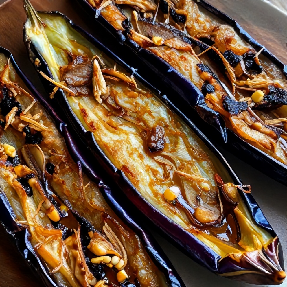 Easy Miso Glazed Eggplant
