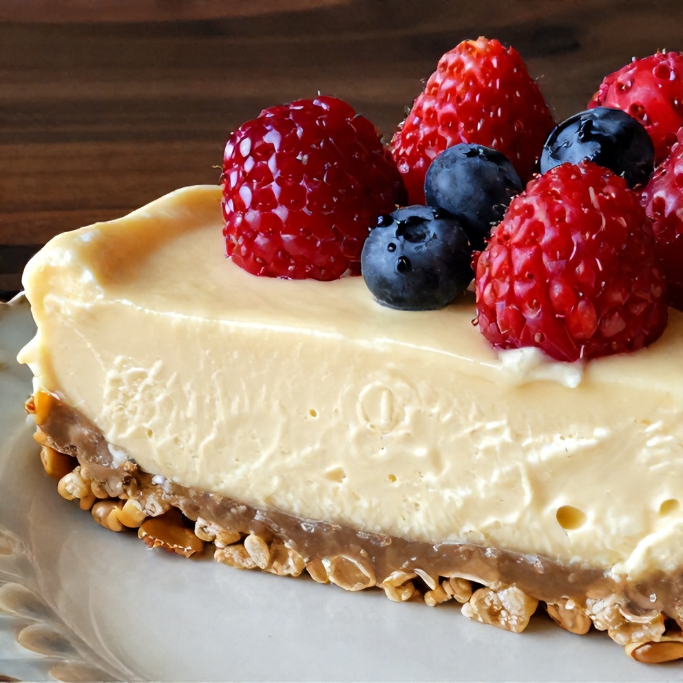 Easy No-Bake Rice Krispie Treat Cheesecake