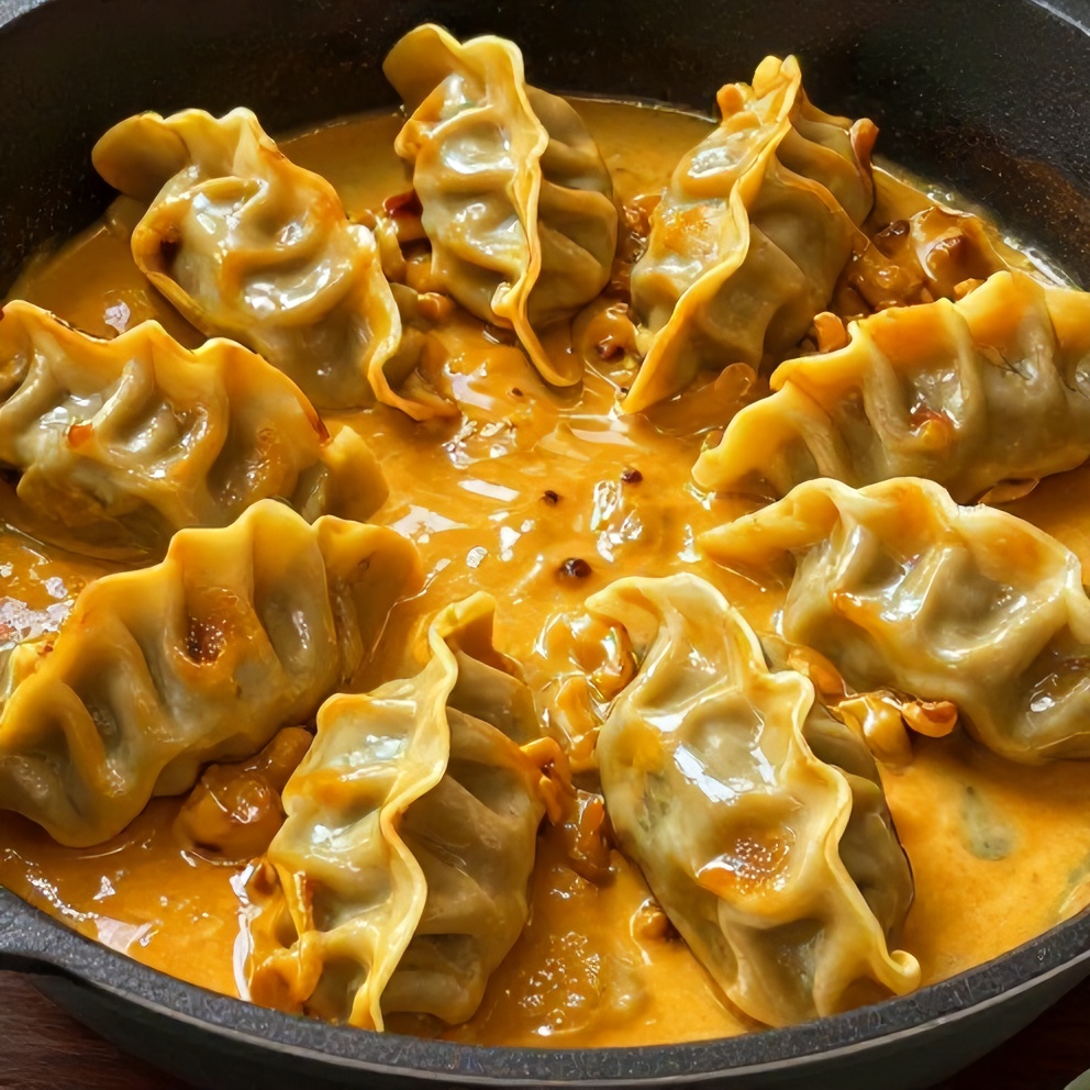 easy one pan baked dumplings