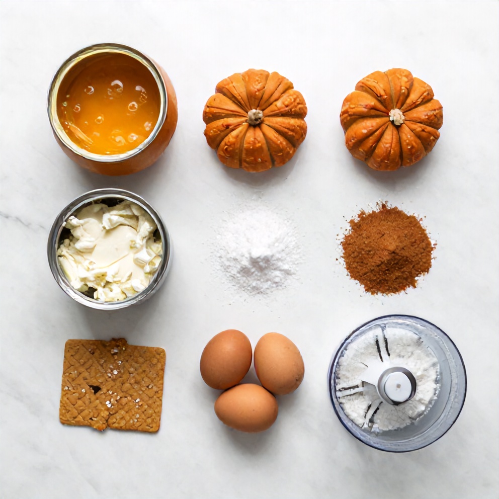 Raw Ingredients for Pumpkin Cottage Cheese Bake