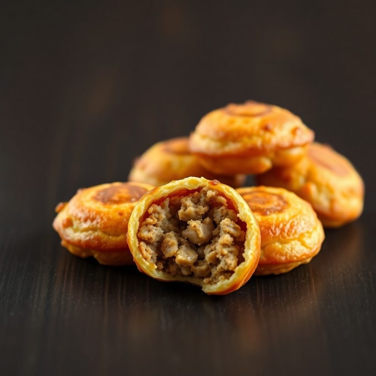 Easy Sausage Pancake Bites