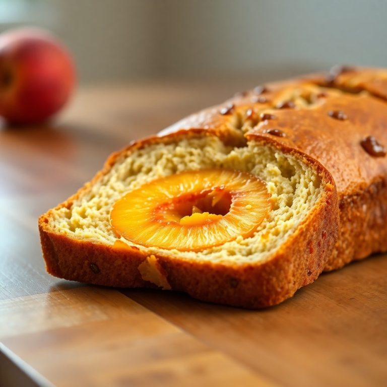 Easy Spiced Peach Bread