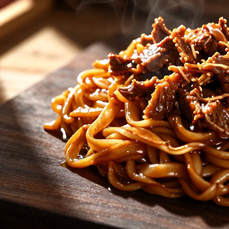 Easy Sticky Beef Noodles