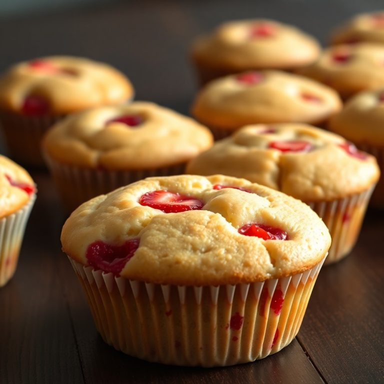 Easy Strawberry Shortcake Muffins