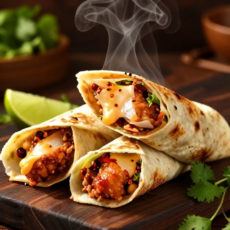 Easy Sweet Chili Chicken Wraps