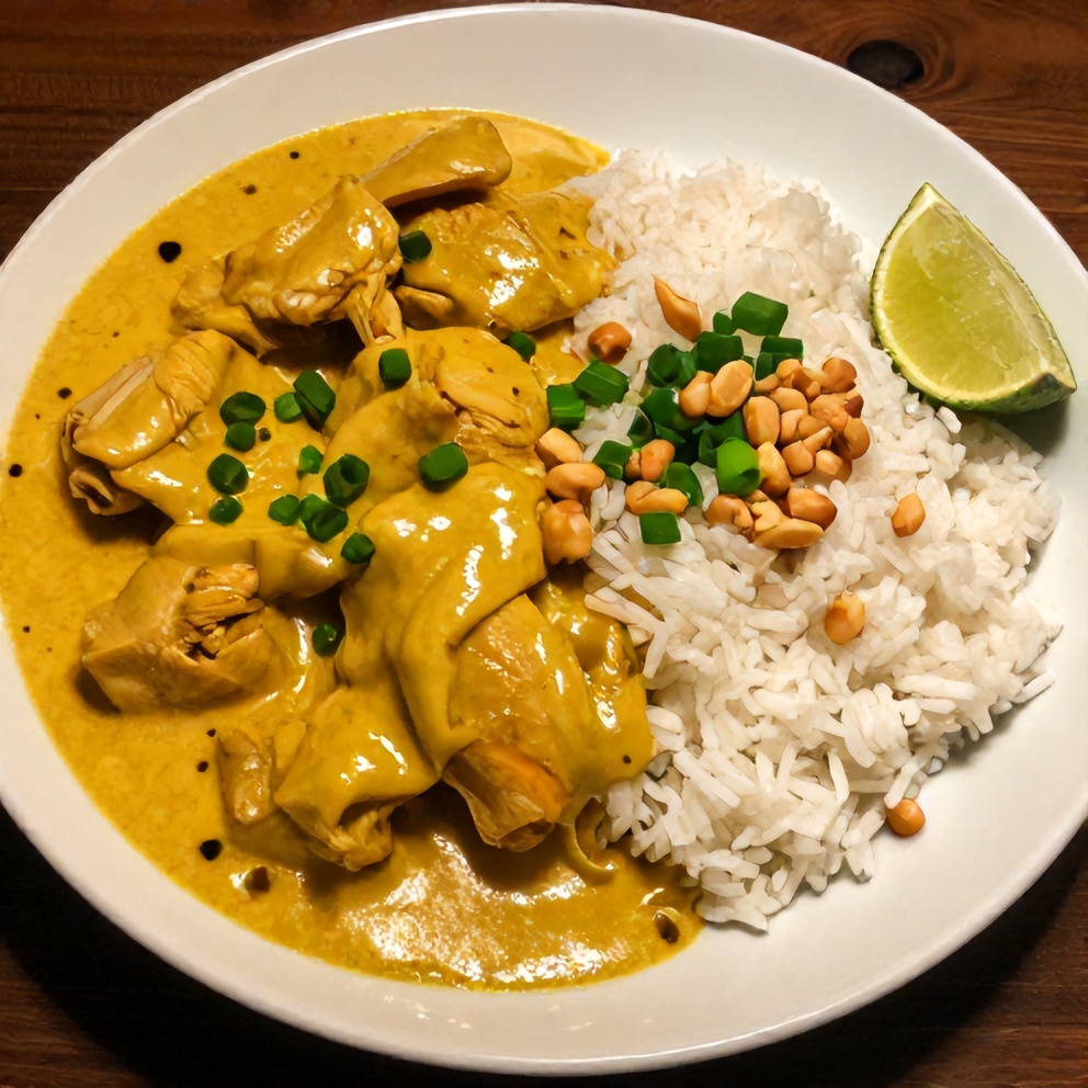 Thai Chicken Coconut Curry with Jasmine Rice