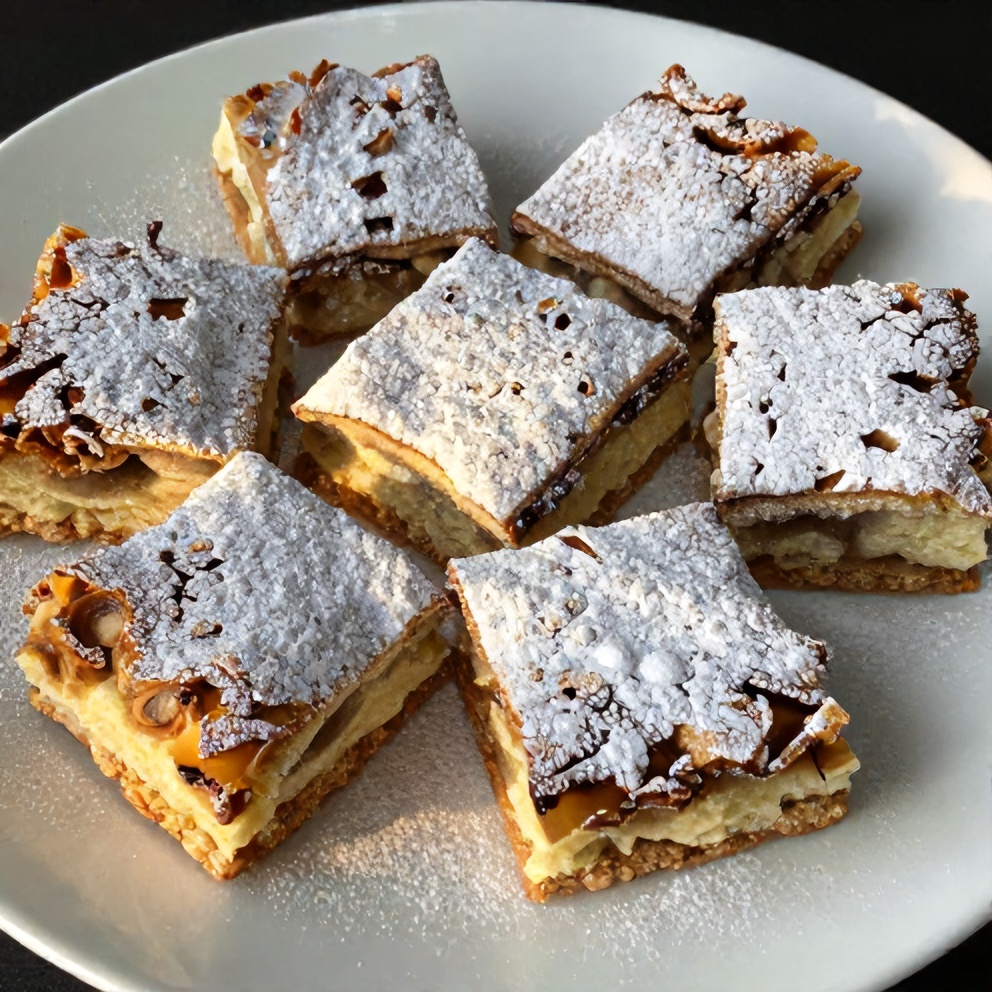 Cake mix bars on a cooling rack
