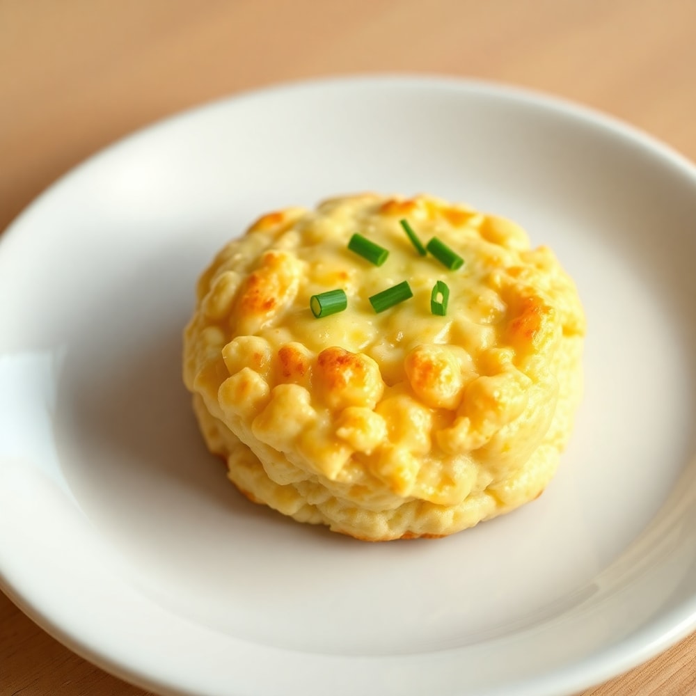 Cheesy Protein Biscuits on a plate