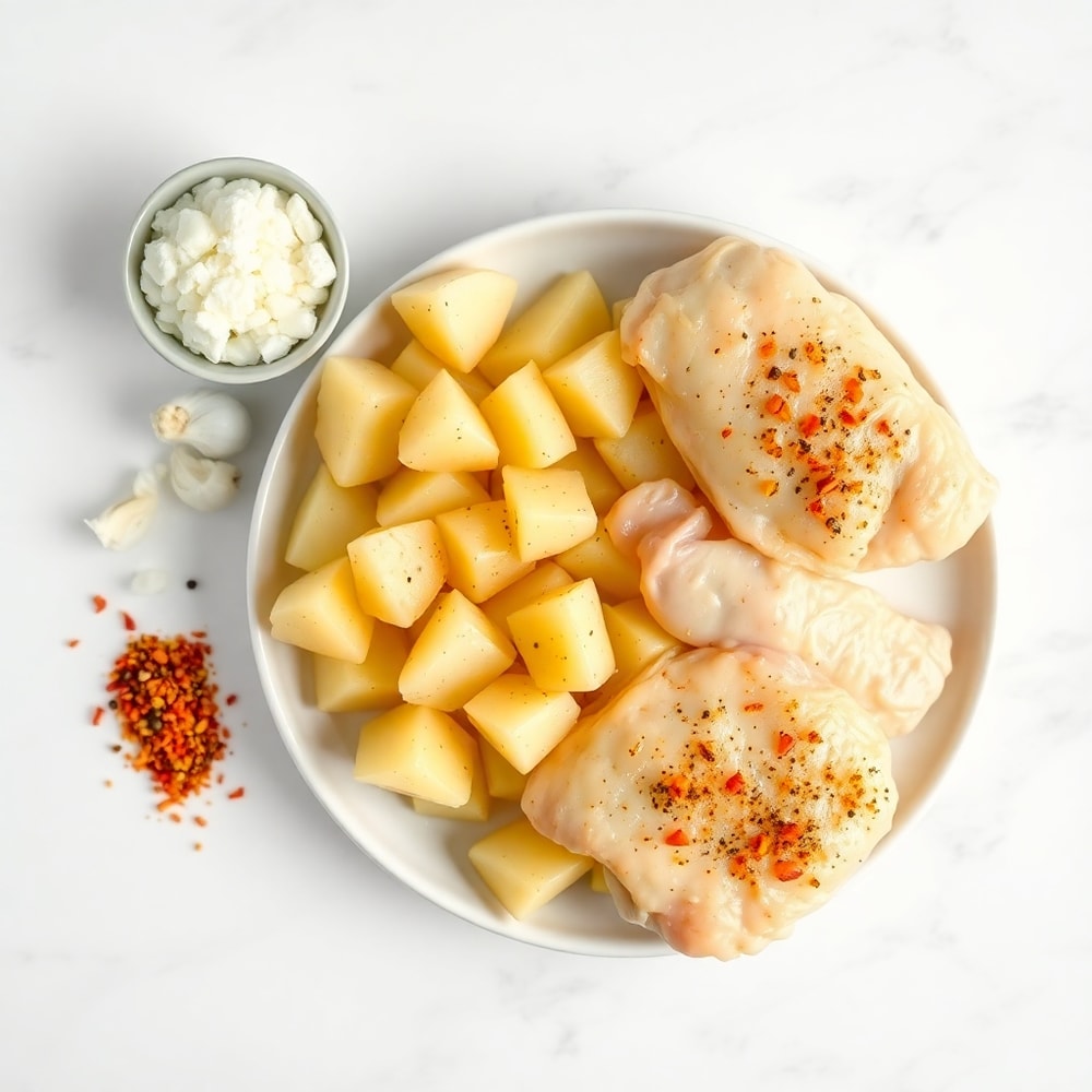 Garlic Parmesan Chicken and Potatoes Ingredients